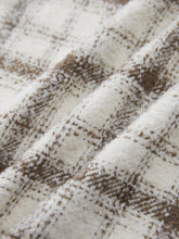 Check Collar Button Up Jacket